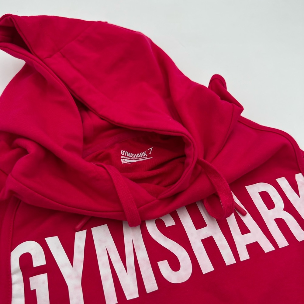 Gymshark Womens sleeveless hoodie hot pink